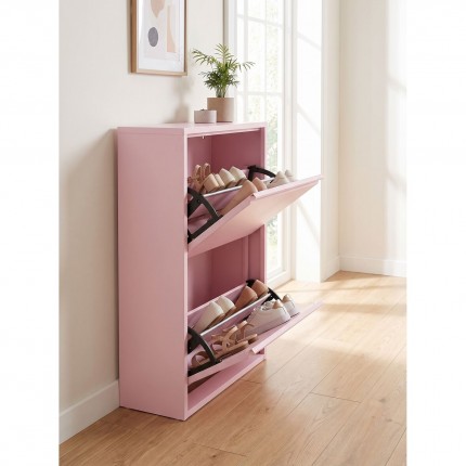 Shoe Rack Caruso Double pink Kare Design