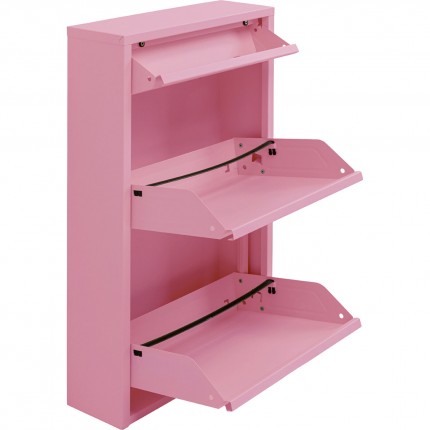 Shoe Container Caruso pink 2+1 drawers Kare Design