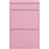 Meuble à chaussures Caruso 2 Plus 1 rose (MO)
