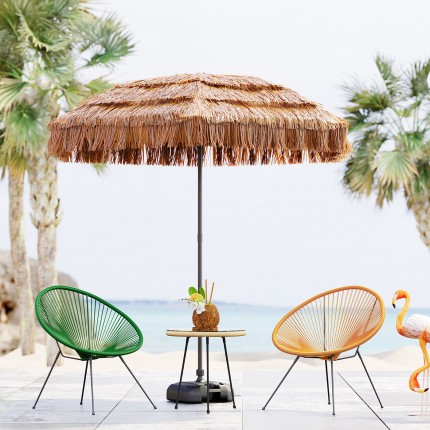 Outdoor Armchair Acapulco yellow Kare Design