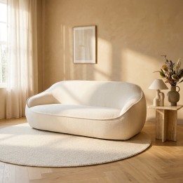 Carpet Boucara Ø200cm cream Kare Design
