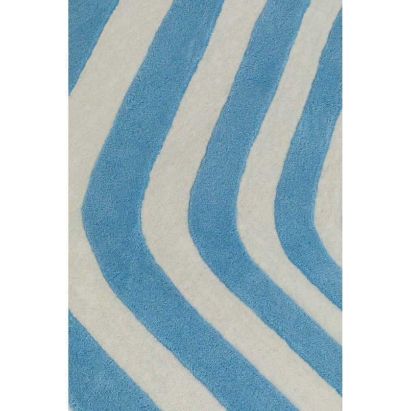 Tapis géométrique bleu - Electric Diamond - Kare Design