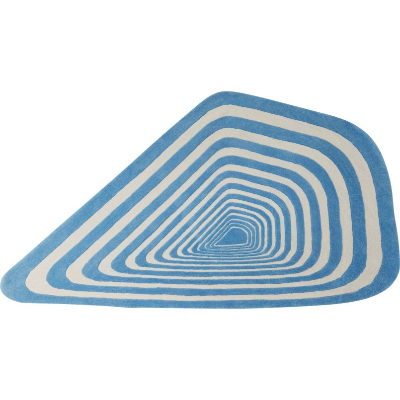 Tapis géométrique bleu - Electric Diamond - Kare Design