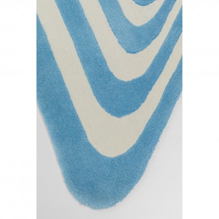 Tapis Electric Diamond bleu Kare Design