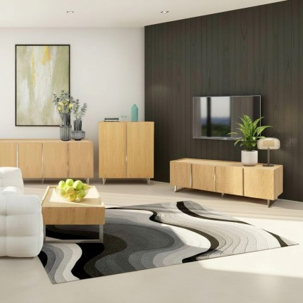 Vloerkleed Aura 240x170cm grijs Kare Design