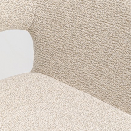 Chair with armrests San Francisco cream Kare Design
