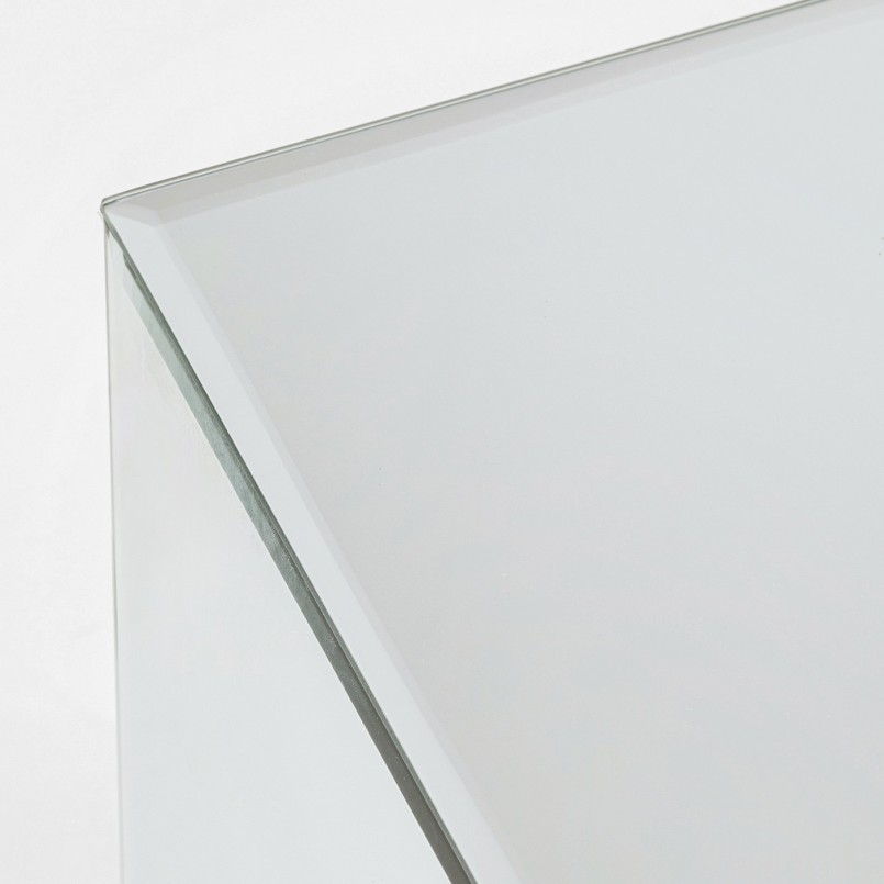 Table d'appoint carrée en verre miroir - Luxury - Kare Design