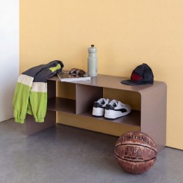 TV board Lounge 90x37cm taupe Kare Design