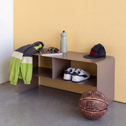 TV board Lounge 90x37cm taupe Kare Design