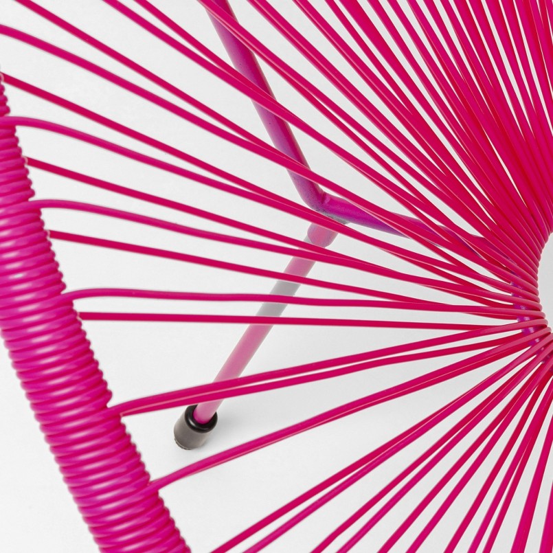 Roze tuinstoel en bijzettafel - Acapulco - Kare Design