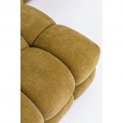 Corner Sofa Salamanca golden brown right Kare Design