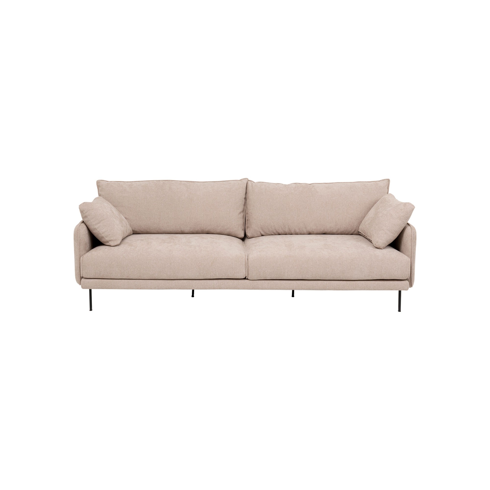 Sofa Edna 3-Zits creme Kare Design