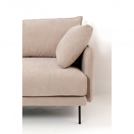 Sofa Edna 3-Zits creme Kare Design