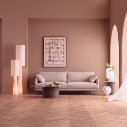 Scandinavische 3-zits bank in crème - Edna - Kare Design