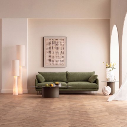 Canapé Edna 3 places vert Kare Design