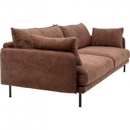 Sofa Edna 3-Zits espresso Kare Design