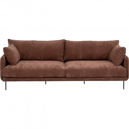 Sofa Edna 3-Seater espresso Kare Design