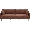 Canapé 3-Sitzer Edna marron foncé 245cm