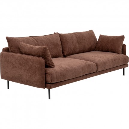 Sofa Edna 3-Seater espresso Kare Design