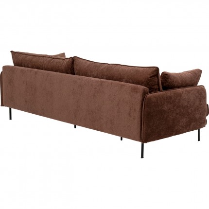 Sofa Edna 3-Seater espresso Kare Design