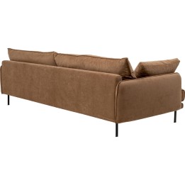 Canapé Edna 3 places moka 245cm