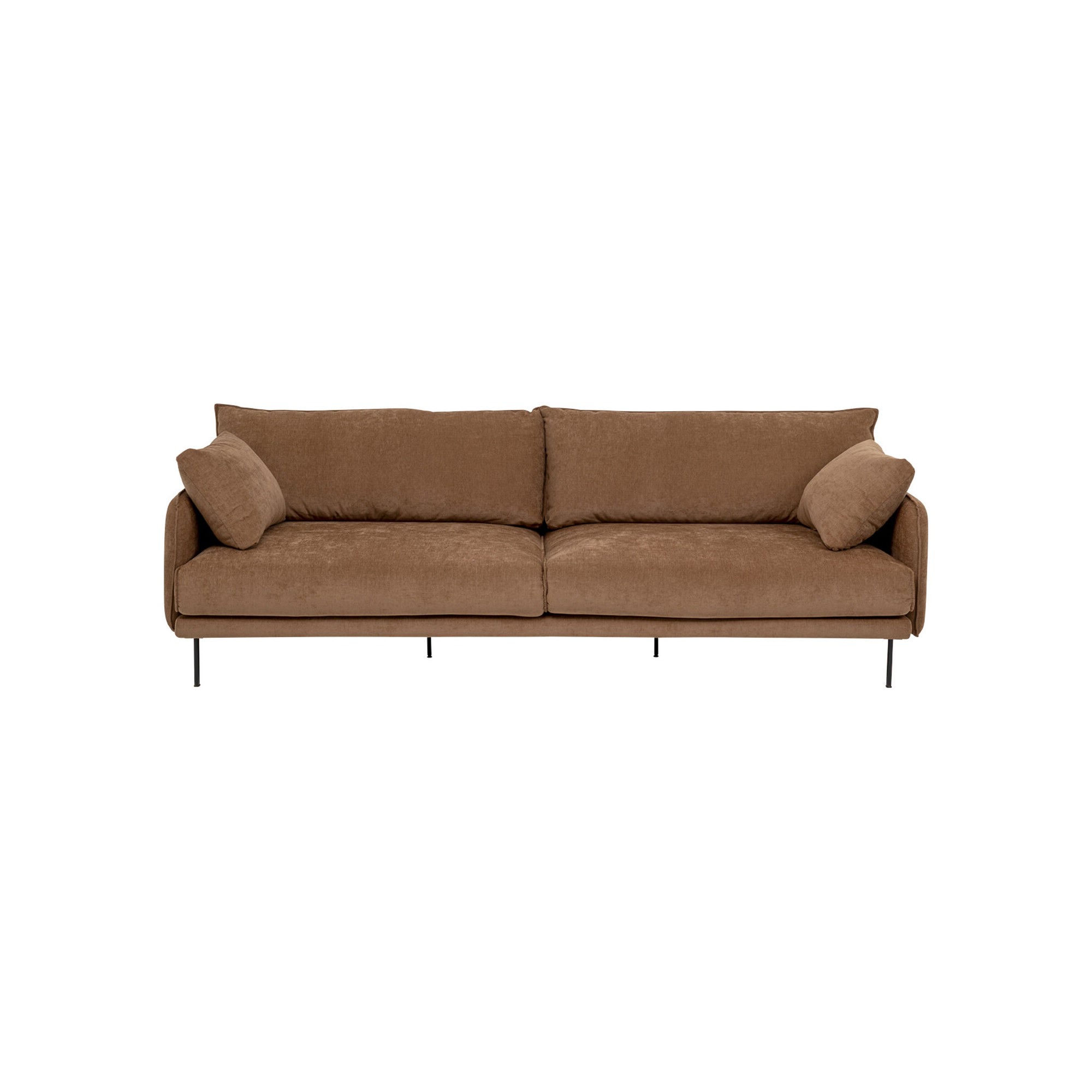 Canapé Edna 3 places moka 245cm