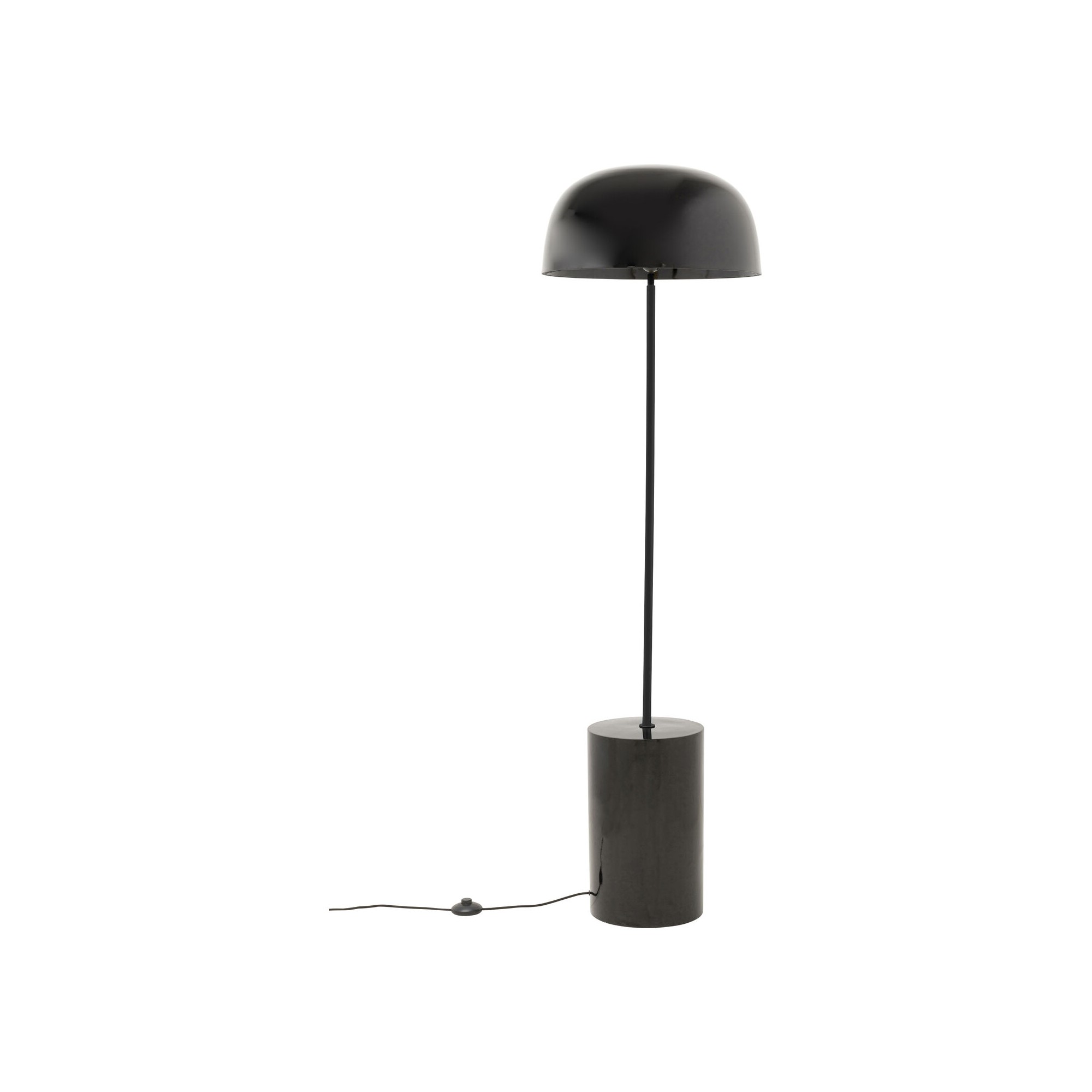 Lampadaire Loungy 160cm noir Kare Design