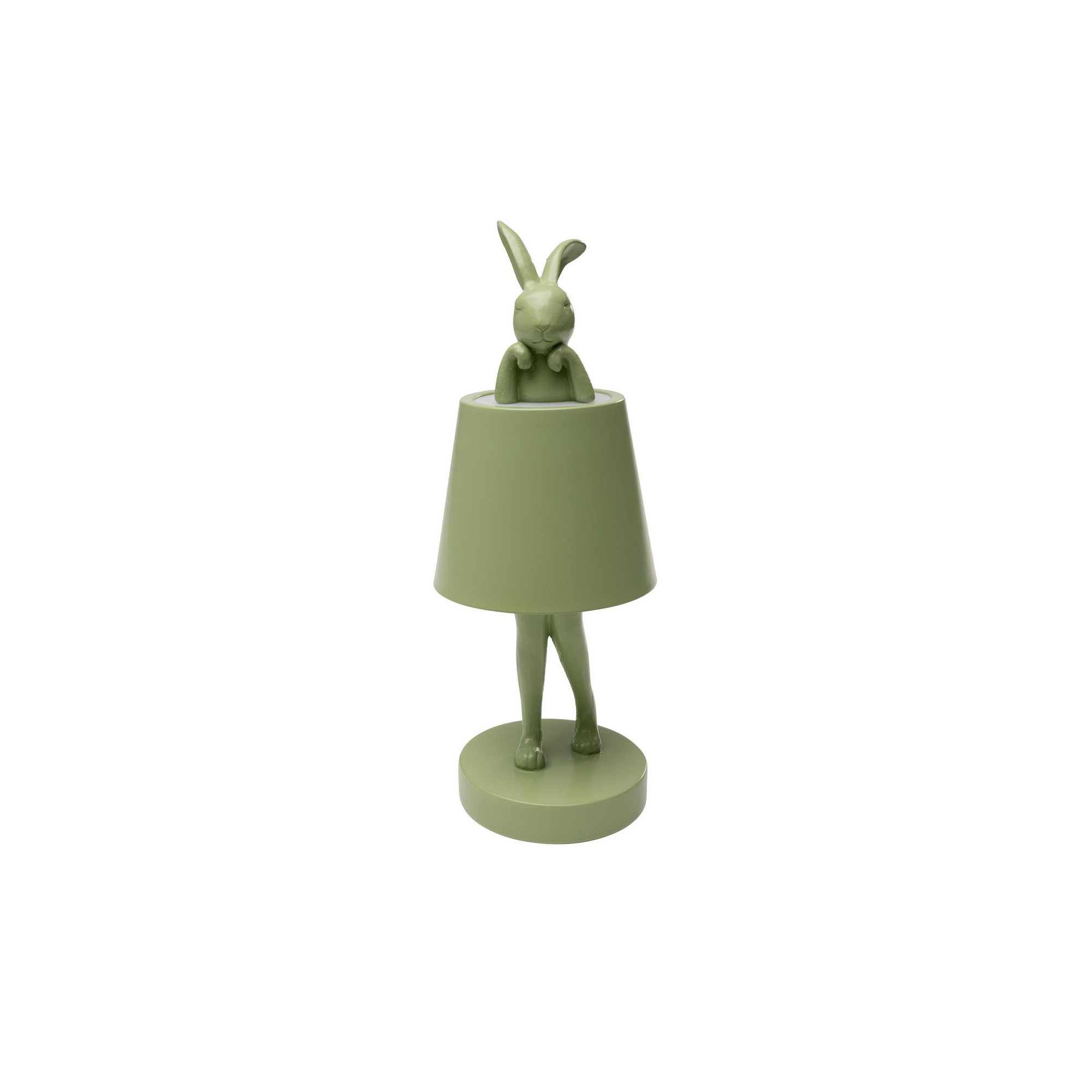 Table Lamp Animal rabbit LED 29cm green matcha Kare Design