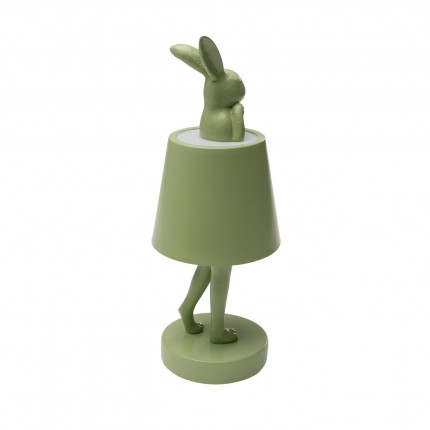 Table Lamp Animal rabbit LED 29cm green matcha Kare Design