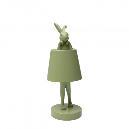 Lampe Animal lapin LED 29cm vert matcha Kare Design