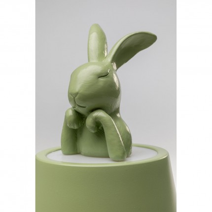 Table Lamp Animal rabbit LED 29cm green matcha Kare Design