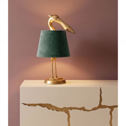 Tafellamp pelikaan goud Kare Design