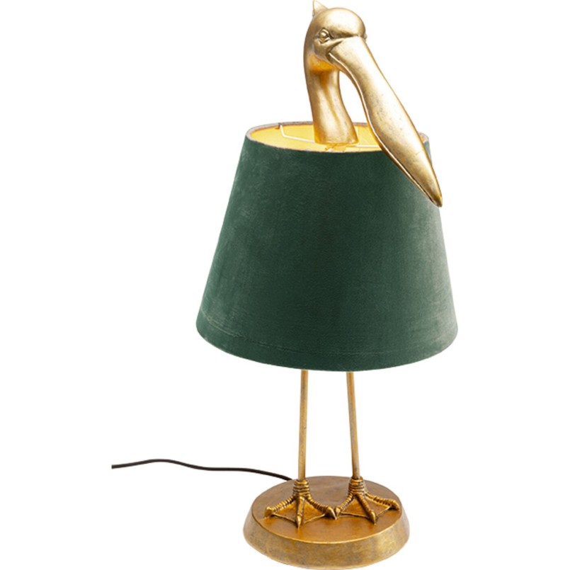 Table Lamp pelican gold Kare Design