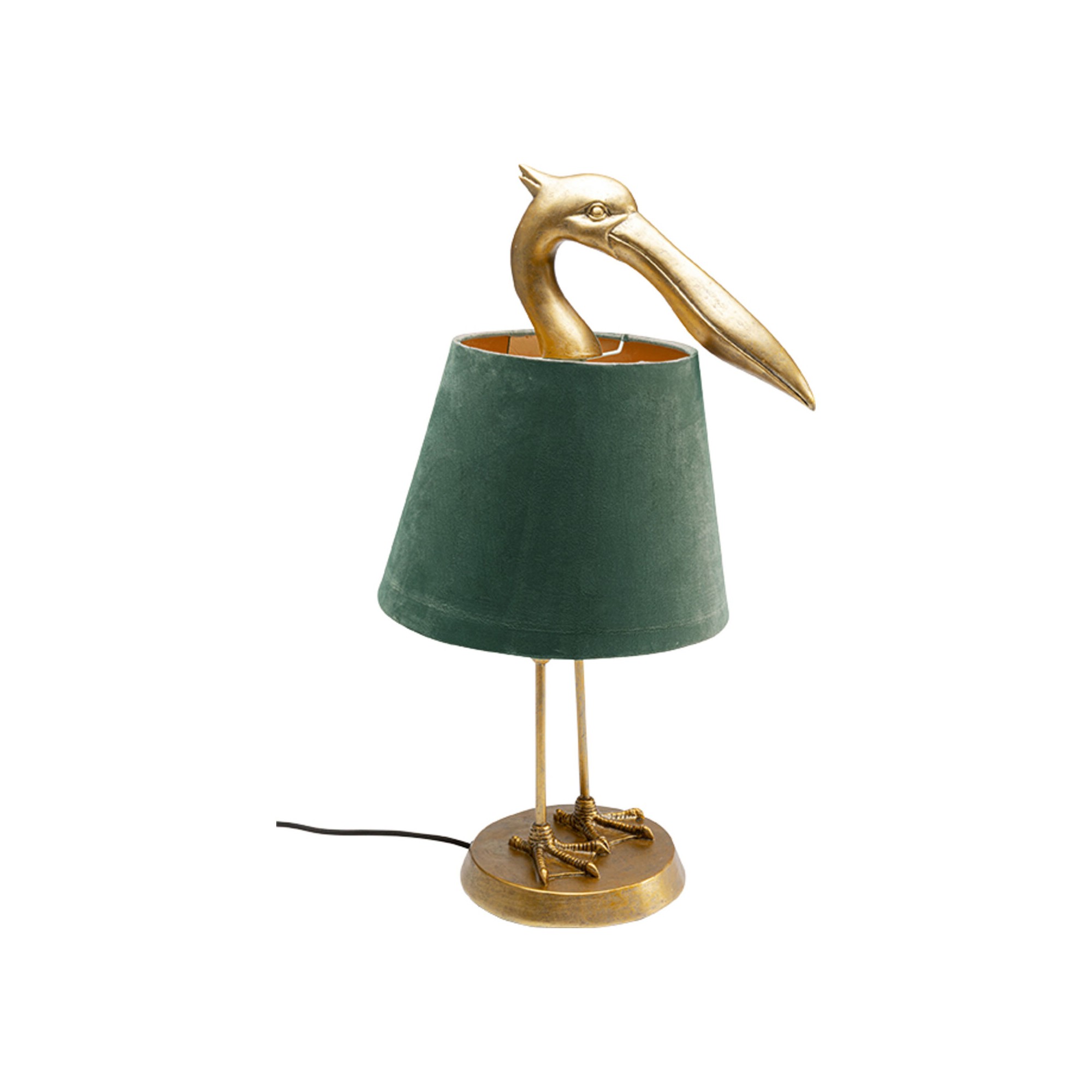 Table Lamp pelican gold Kare Design