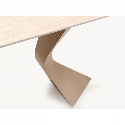 Console Gloria Travertino 140x45cm macchiato Kare Design