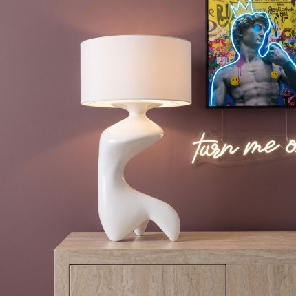Taffellamp Erosia 68cm wit Kare Design