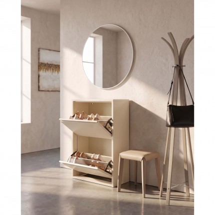 Schoenenkast Caruso Double creme Kare Design