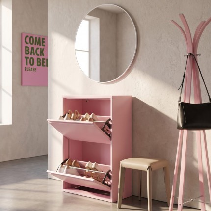 Shoe Rack Caruso Double pink Kare Design
