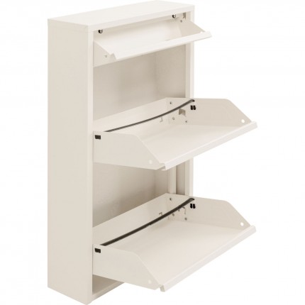 Schoenenkast Caruso creme 2+1 laden Kare Design