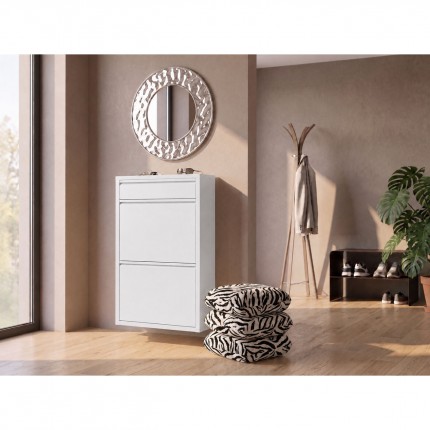 Shoe Container Caruso white 2+1 drawers Kare Design