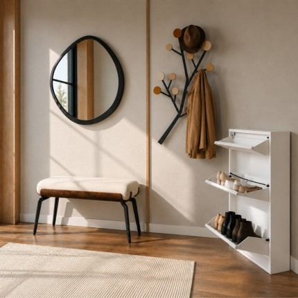Shoe Container Caruso white 2+1 drawers Kare Design
