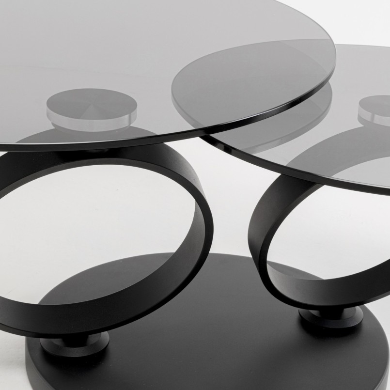 Coffee table Beverly smoked glass Kare Design