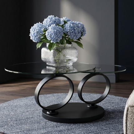 Coffee table Beverly smoked glass Kare Design