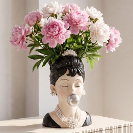 Vase bubble gum lady Kare Design