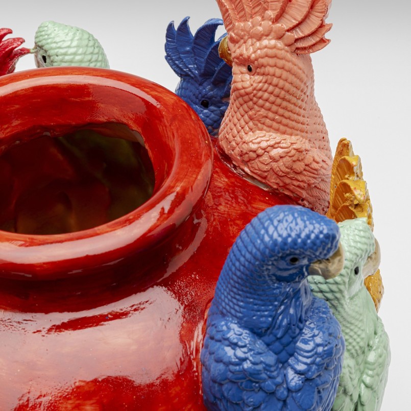 Vase perroquets en 3D - Kare Design