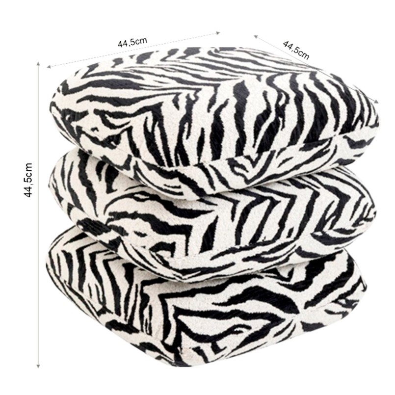 Draaikruk Pepino 45x45cm bruin Kare Design