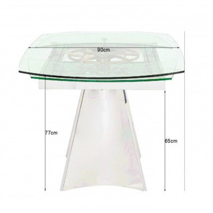 Uitschuifbare Eettafel Tempo Kare Design