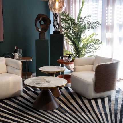 Dienbladtafel Tango rond Kare Design