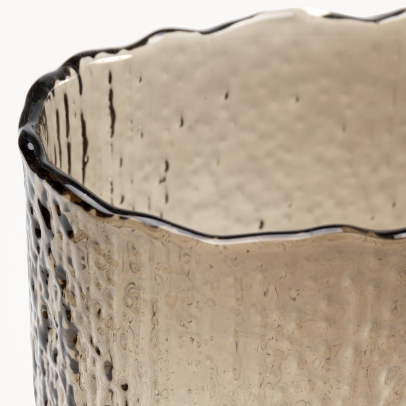 Vase en verre marron - Fashionista - Kare Design
