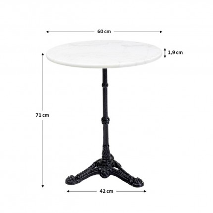 Tuinmeubilair Bistrot Montmartre beige Kare Design